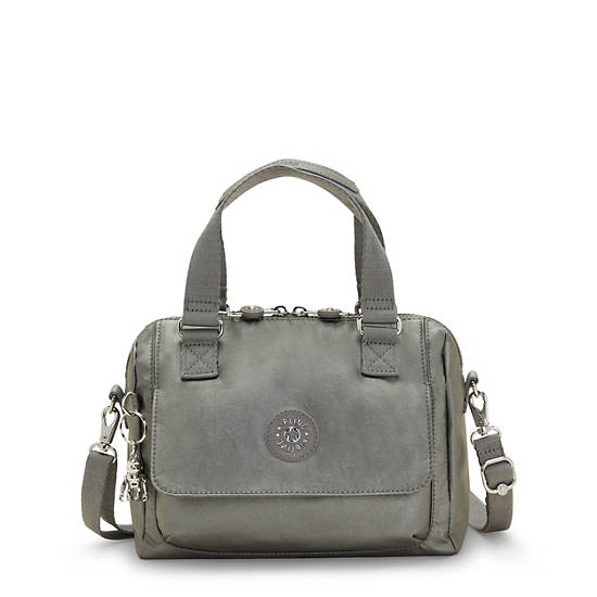 Sac À Main Kipling Zeva Metallic Handbag Grise | FR 1925VR